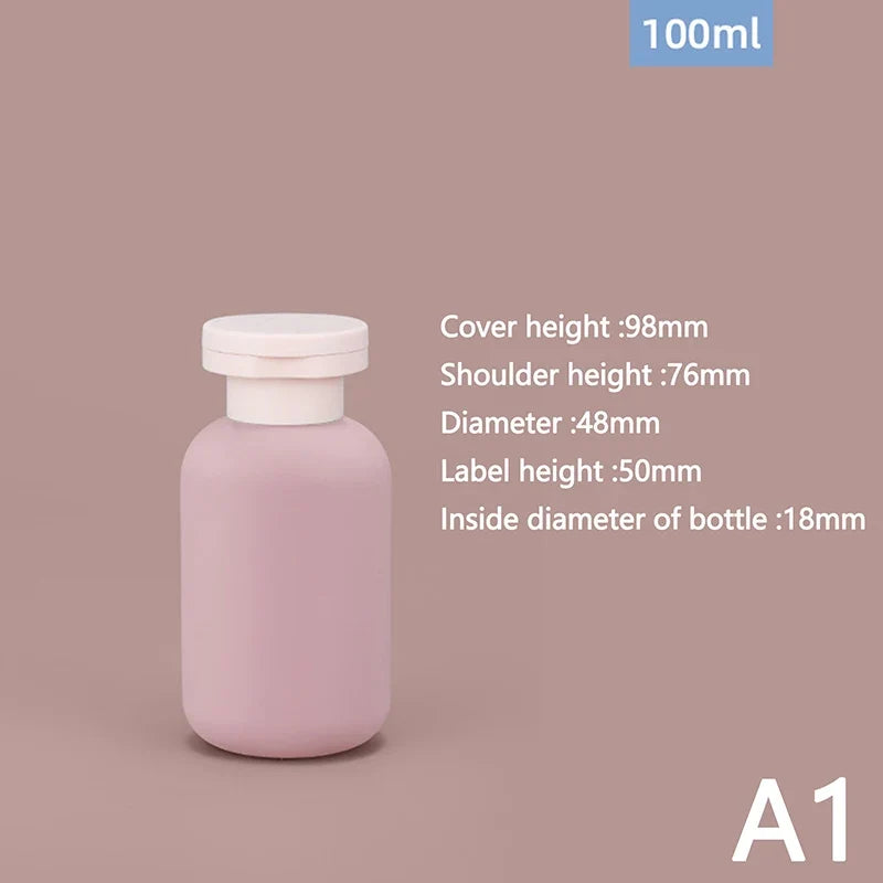 Refillable Foaming Soap Dispenser Bottles | PE Plastic Flip Cap or Pump Lotion Containers