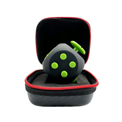 12 Sides Fidget Cube | Anti Stress Sensory Toy for Focus and Calm