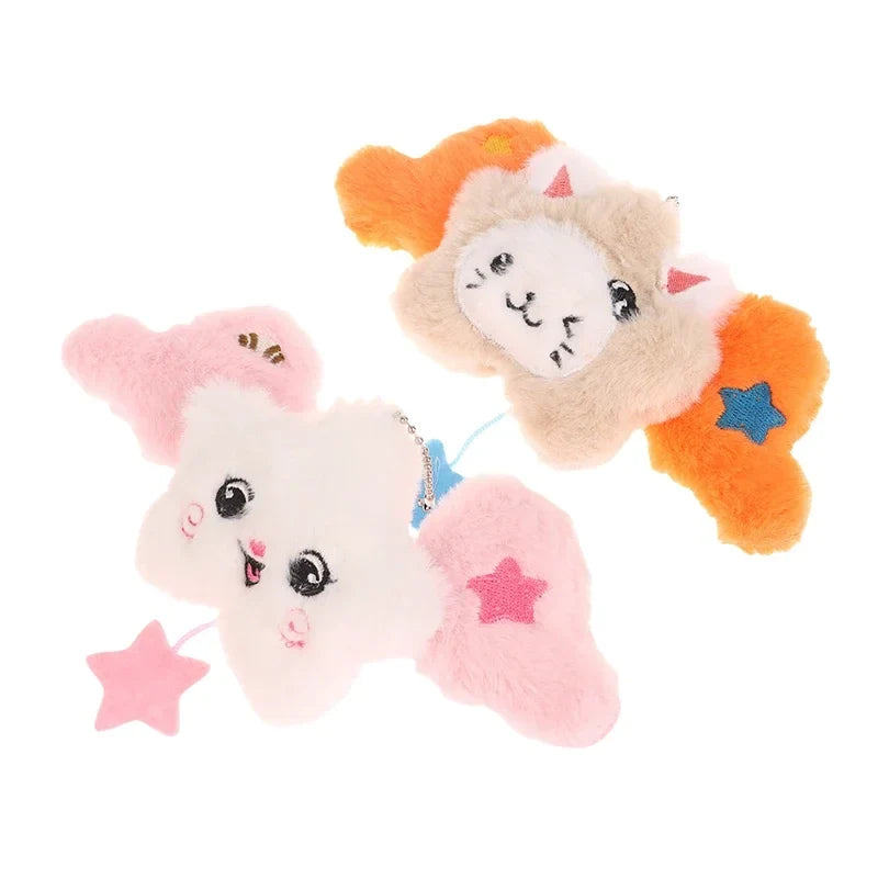 1PC Star Pendant Key Chain Doll Album Plush Pendant Doll School Bag Decoration Gifts