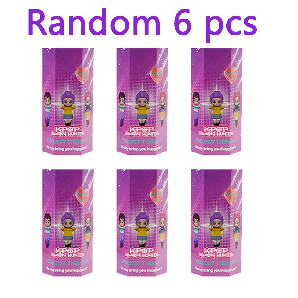 2025 Hot selling K pop Demon Hunters Blind Box Series Anime Figures Ornaments Dolls Fans Children Birthday Gift Random Blind Box