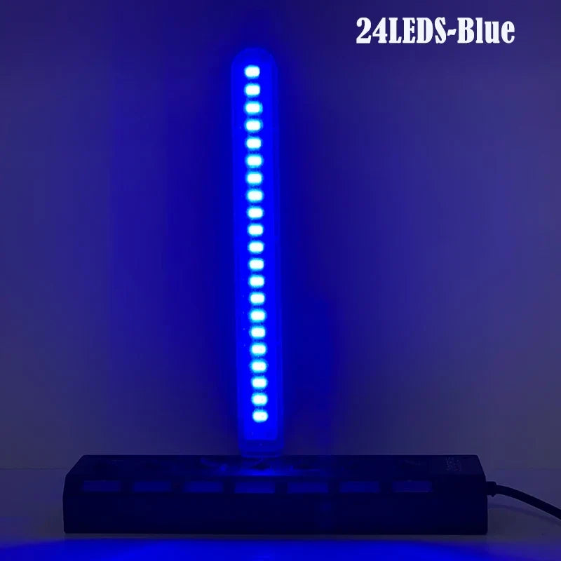 DC5V 24LED USB Night Light | 7 Color Atmosphere Lamp for Live Streaming