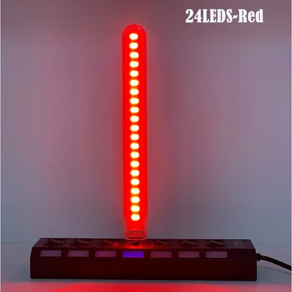 DC5V 24LED USB Night Light | 7 Color Atmosphere Lamp for Live Streaming