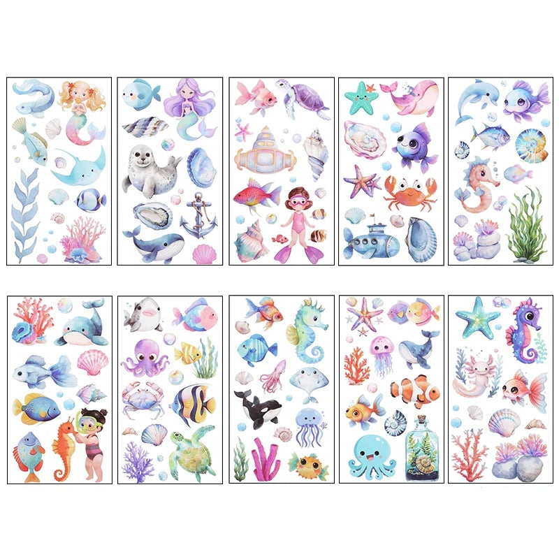 10pcs Soccer Temporary Tattoo Stickers | Kids Birthday Party Favors