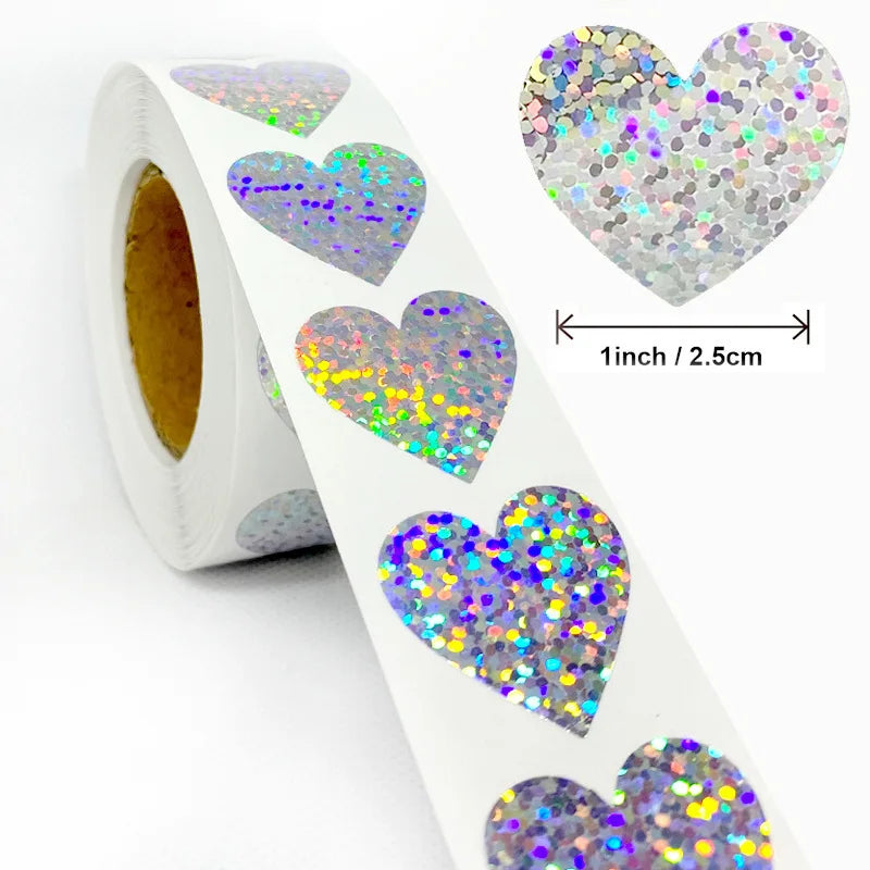 Star Stickers for Thank You Cards and Packaging | Round Labels for Photocard Decor