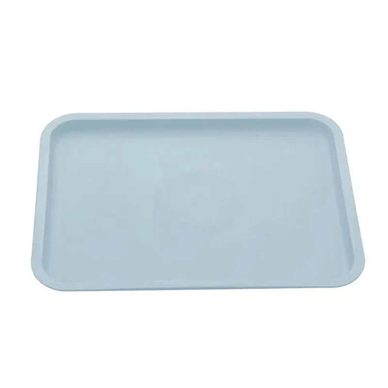 Rectangular Plastic Pallet Tray | Nordic Multi-Color Serving Tray for Food, Bread, Fruit, and Dessert