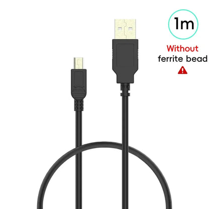 Data Frog USB A to Mini-B 5Pin Cable 1m/2m/3m | Charging & Data Sync for PSP, NDSi, PS3 & Wii U Pro