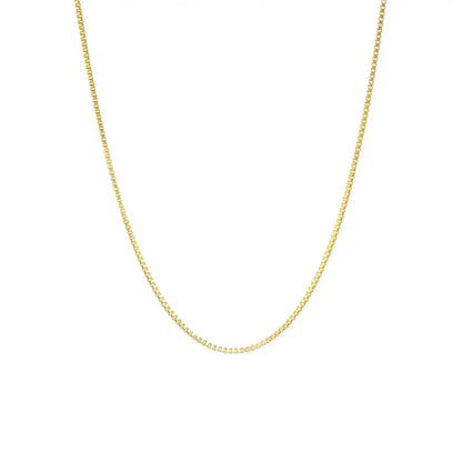 Stainless Steel Box Chain Necklace for Women | Hip Hop Fashion Jewelry Gift