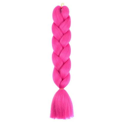 Synthetic 24Inch Jumbo Braids Extensions | Long Yaki Straight Braiding Hair Afro Ombre Color Hair for Women