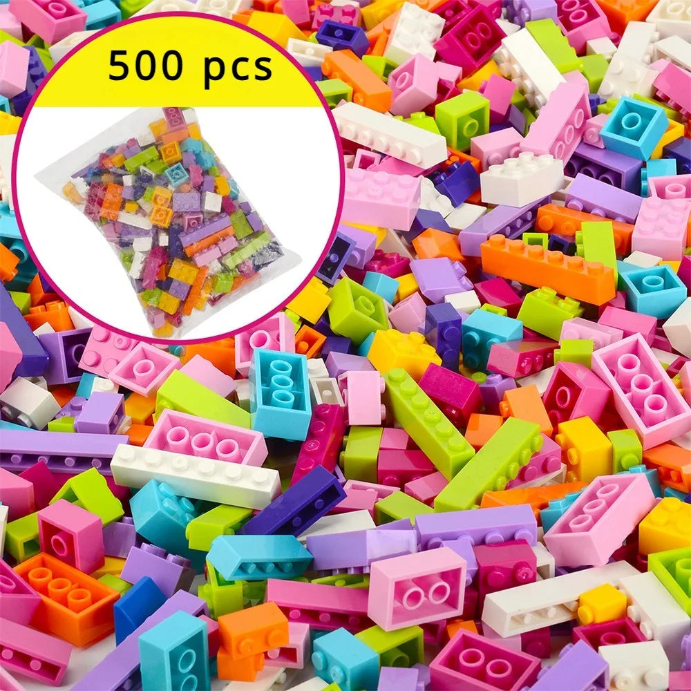 DIY creative building blocks big set City classic building blocks assemble boys and girls birthday gift children's educational t