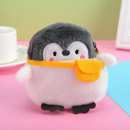 Cute Coin Purse with Keychain | Small Zipper Wallet for Change and Lipstick