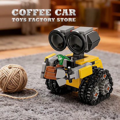 Space Mini Robot MOC Building Bricks Toys 217Pcs Tracked Bot Model Classic Movie Sci-Fi Blocks Dolls Kids Adult Christmas Gifts