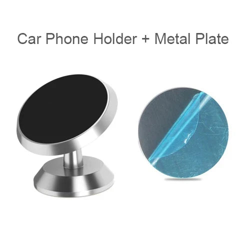 Magnetic Car Phone Holder Magnet Mount Bracket Stick on Car Dashboard Wall Mobile Cell Support in Car for iPhone Samsung Xiaomi