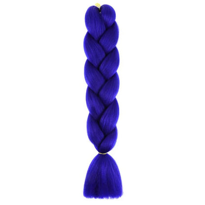 Synthetic 24Inch Jumbo Braids Extensions | Long Yaki Straight Braiding Hair Afro Ombre Color Hair for Women