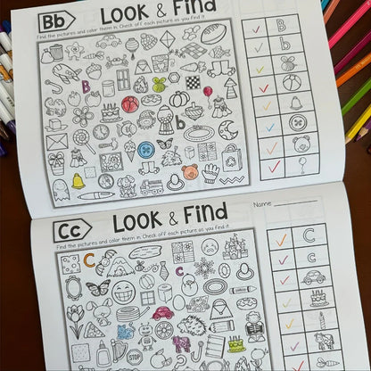Children's Coloring Books with Hidden Objects | Interactive Find-and-Color Activity Books