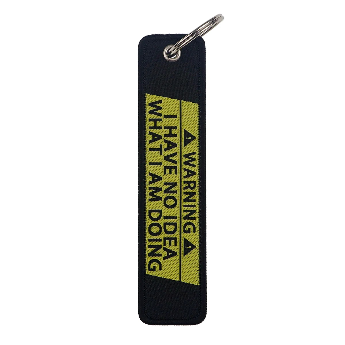 Warning Quotes Embroidery Key Fob | Motorcycle Car Keychain Gift