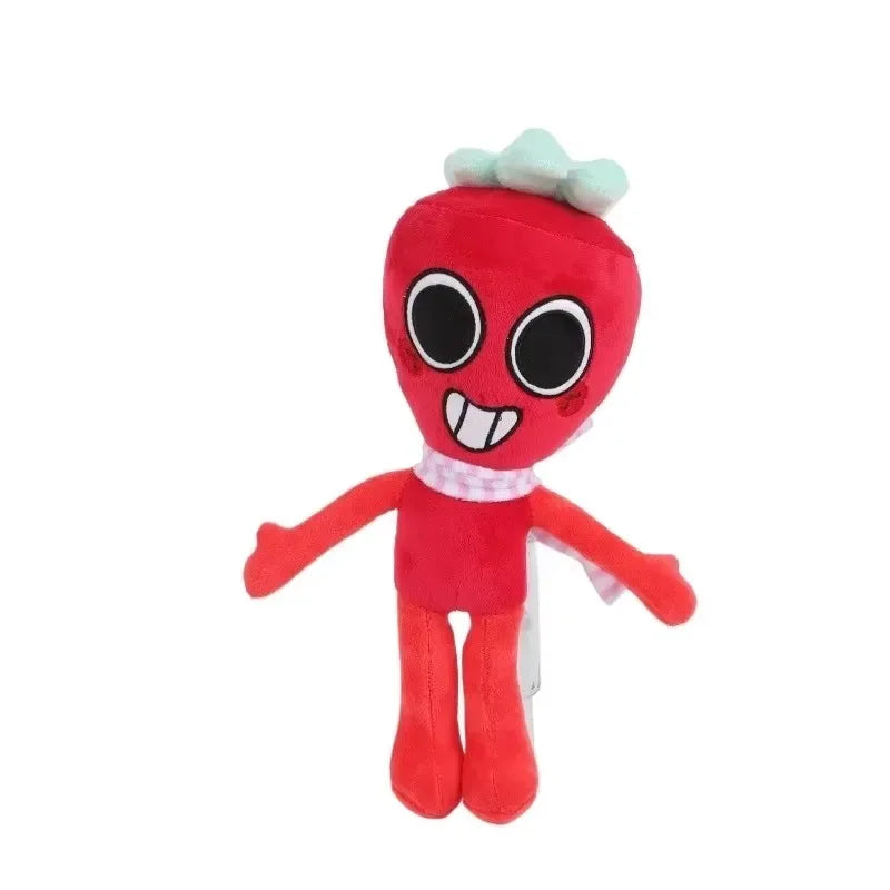 New Dandy's World 35cm Plush Cute Dandy World Scrap Stuffed Horror Game Goob Pebble Plushie Soft Pillow Doll Children Gifts Doll