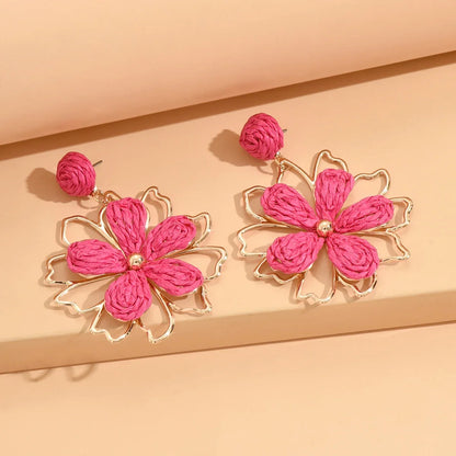 Bohemian Flower Drop Earrings | Handmade Summer Jewelry for Women