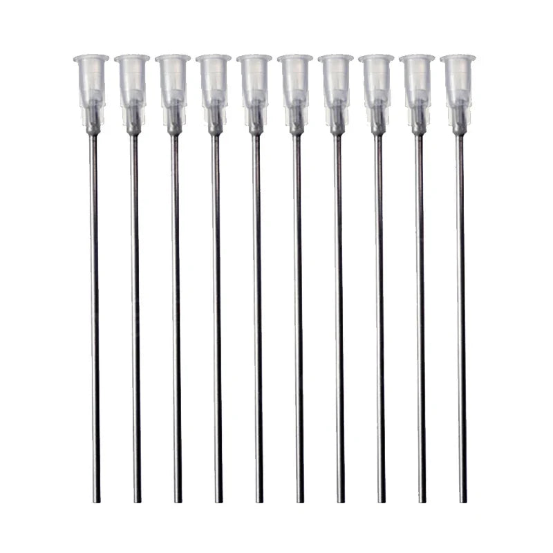 10Pcs Liquid Dispenser Syringe Blunt Needle Tips | Stainless Steel Glue Dispensing