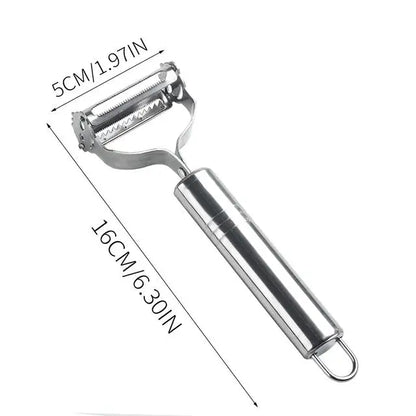 Stainless Steel Julienne Peeler and Vegetable Slicer | Kitchen Tool