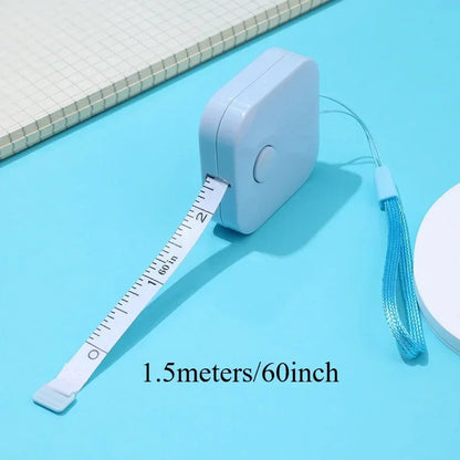 Retractable Mini Tape Measure 1.5m | Double-Sided Body Measuring Tape