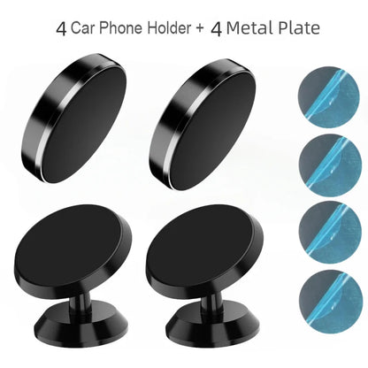 Magnetic Car Phone Holder Magnet Mount Bracket Stick on Car Dashboard Wall Mobile Cell Support in Car for iPhone Samsung Xiaomi