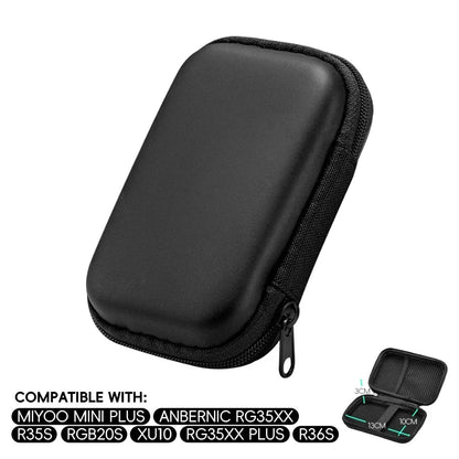 Hard Case for RG35XX Plus / Miyoo Mini Plus / R36S / R35S | Anti-Shock Portable Gaming Carrying Pouch