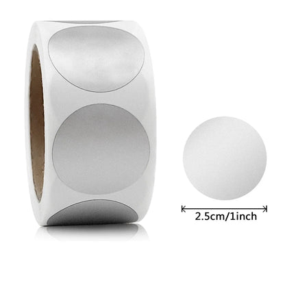 300 Pcs 1 Inch Heart Scratch Off Stickers | Lottery Ticket and DIY Game Labels