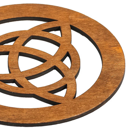 Celtic Knot Wood Board | Witch Altar Tray for Spiritual Decor