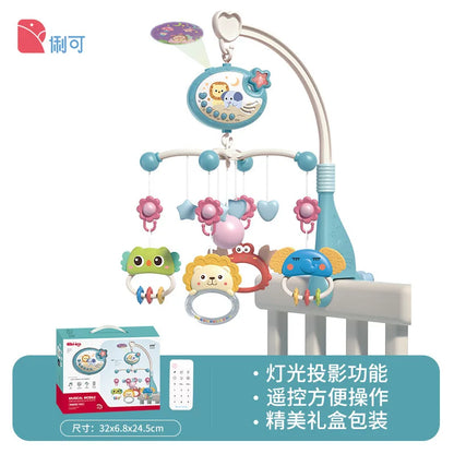 Musical Baby Crib Mobile with Lights Music Projection for Infants Remote Control Crib Toys for Newborn Baby Mobile for Crib Toys