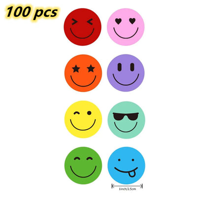 100-500pcs Teacher Reward Stickers for Kids | Cute Encouragement Labels