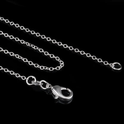 925 Sterling Silver O-Chain Necklace | 5 Lengths 1mm Link Chain for Men Women