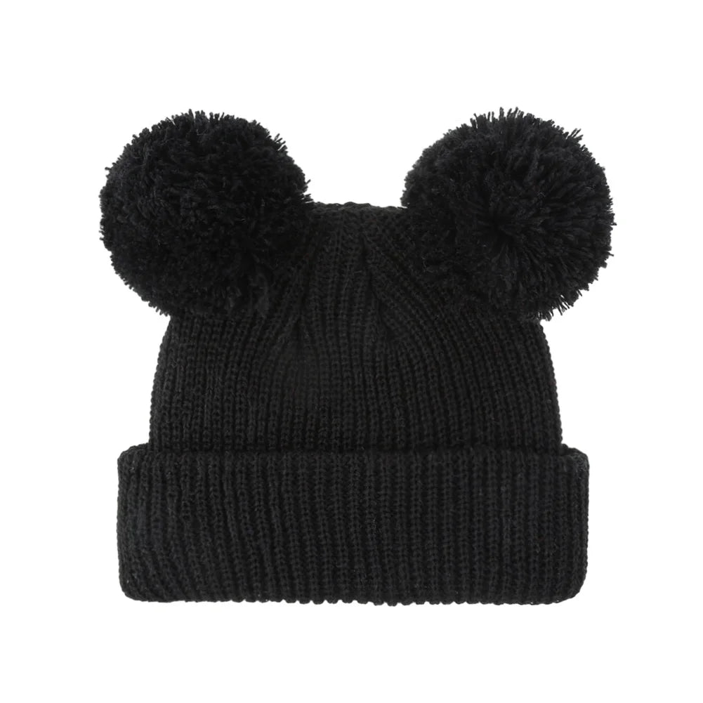 Baby Knotted Turban Hat for Newborns | Pom Pom Cap