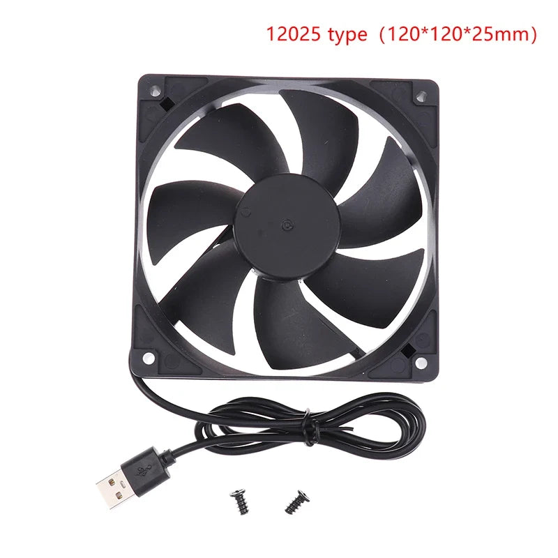 USB Router Fan Cooling 50mm 80mm 90mm 120mm | 5V Brushless PC Cooler