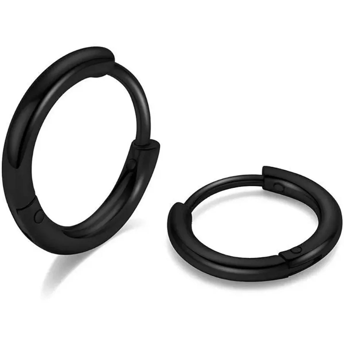 316L Stainless Steel Huggie Hoop Earrings | Hypoallergenic Cartilage Piercing Jewelry for Men and Women