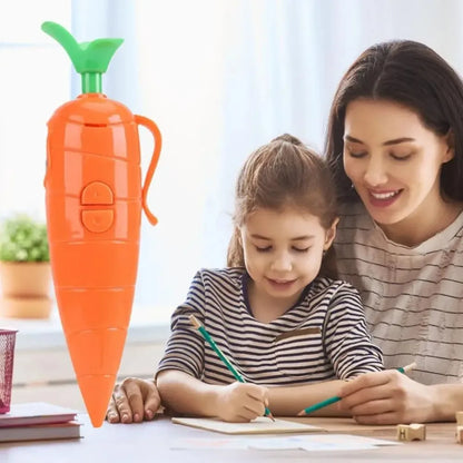 Zootopia Bunny Carrot Voice Pen - Sound Recorder + LED Ballpoint for Kids, BPA-Free & In Stock Now (Fun Gift for Disney Fans)