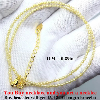Fashion Faceted 2mm Beads Necklace | Mini Natural Stone Amethyst Quartz Agate Choker
