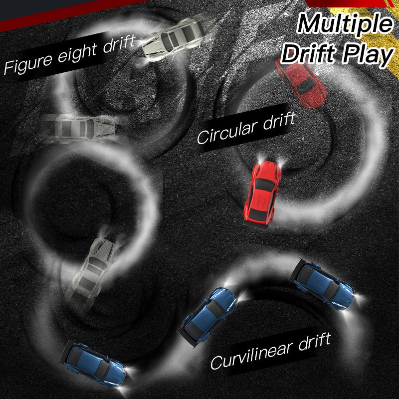1/64 2.4G High speed Mini Drift Rc Car 4WD Remote Control Car Four Wheel Drive Radio Controlled Mini Racing Model Boy Toy Gifts