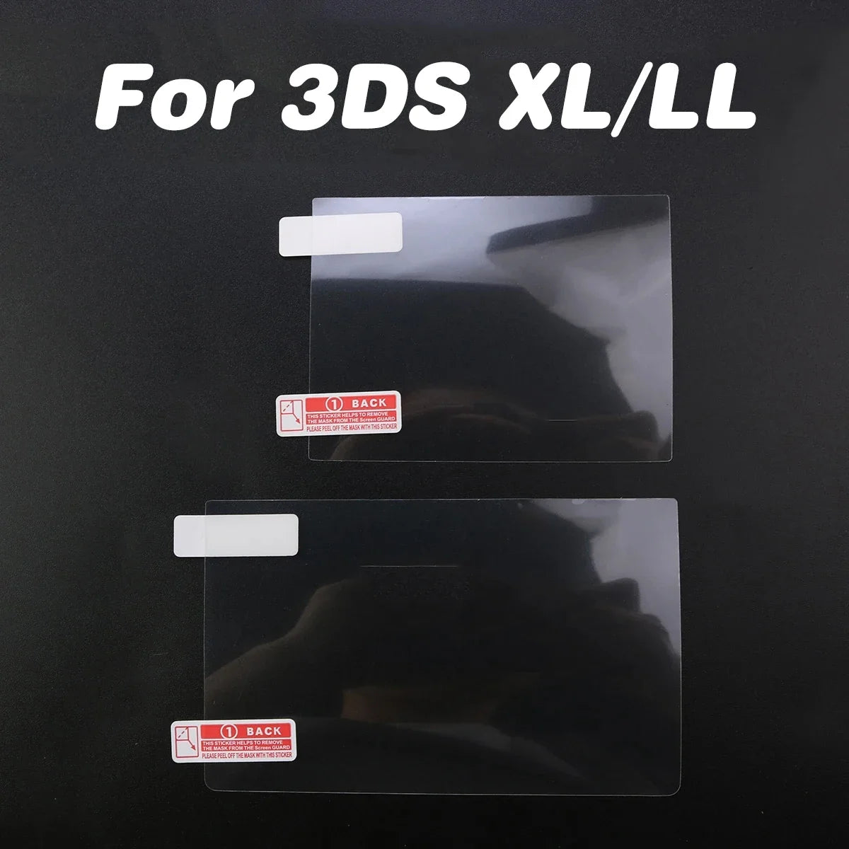 1Set Protective Film For New 3DS XL LL Clear Top Bottom Screen Protector Films For Nintend 3DS XL/LL