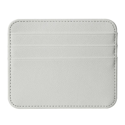 Slim Thin Mini ID Card Holder | PU Leather Credit Card Case for Men and Women