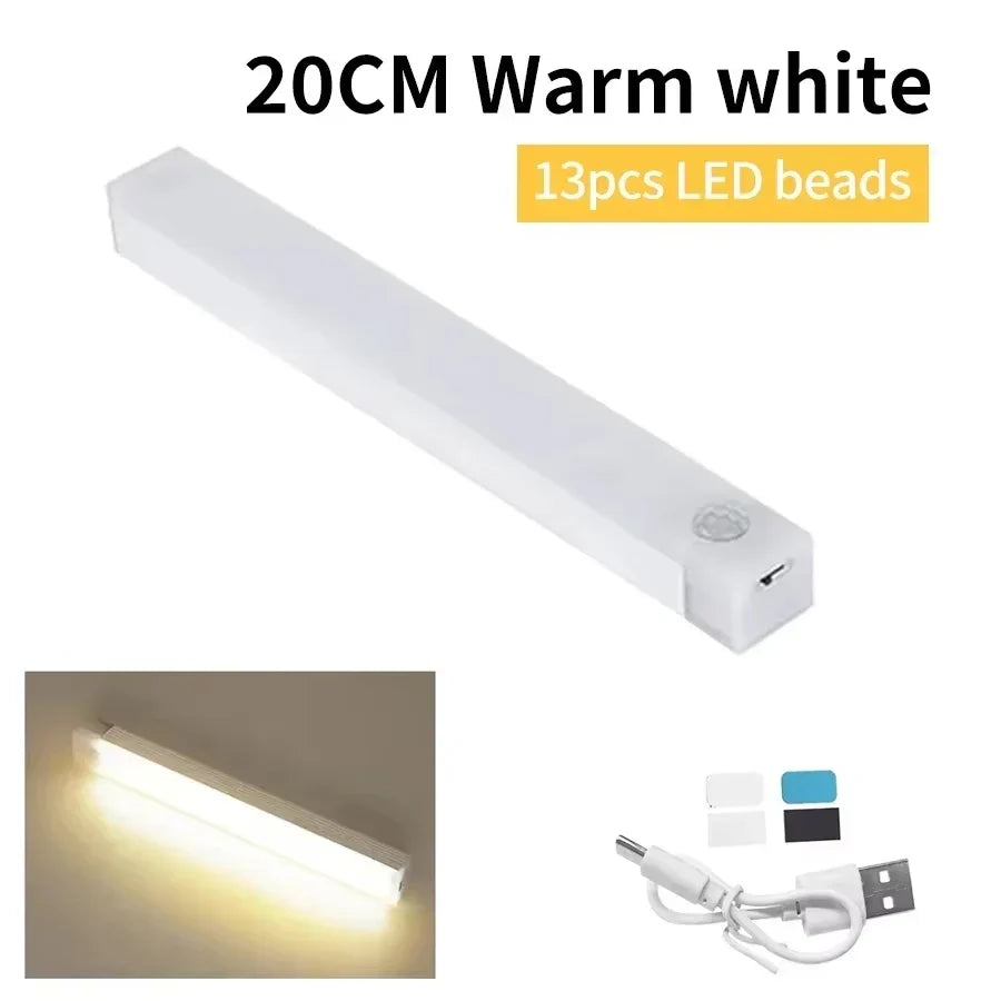 Wireless LED Motion Sensor Cabinet Light | USB Rechargeable Night Light