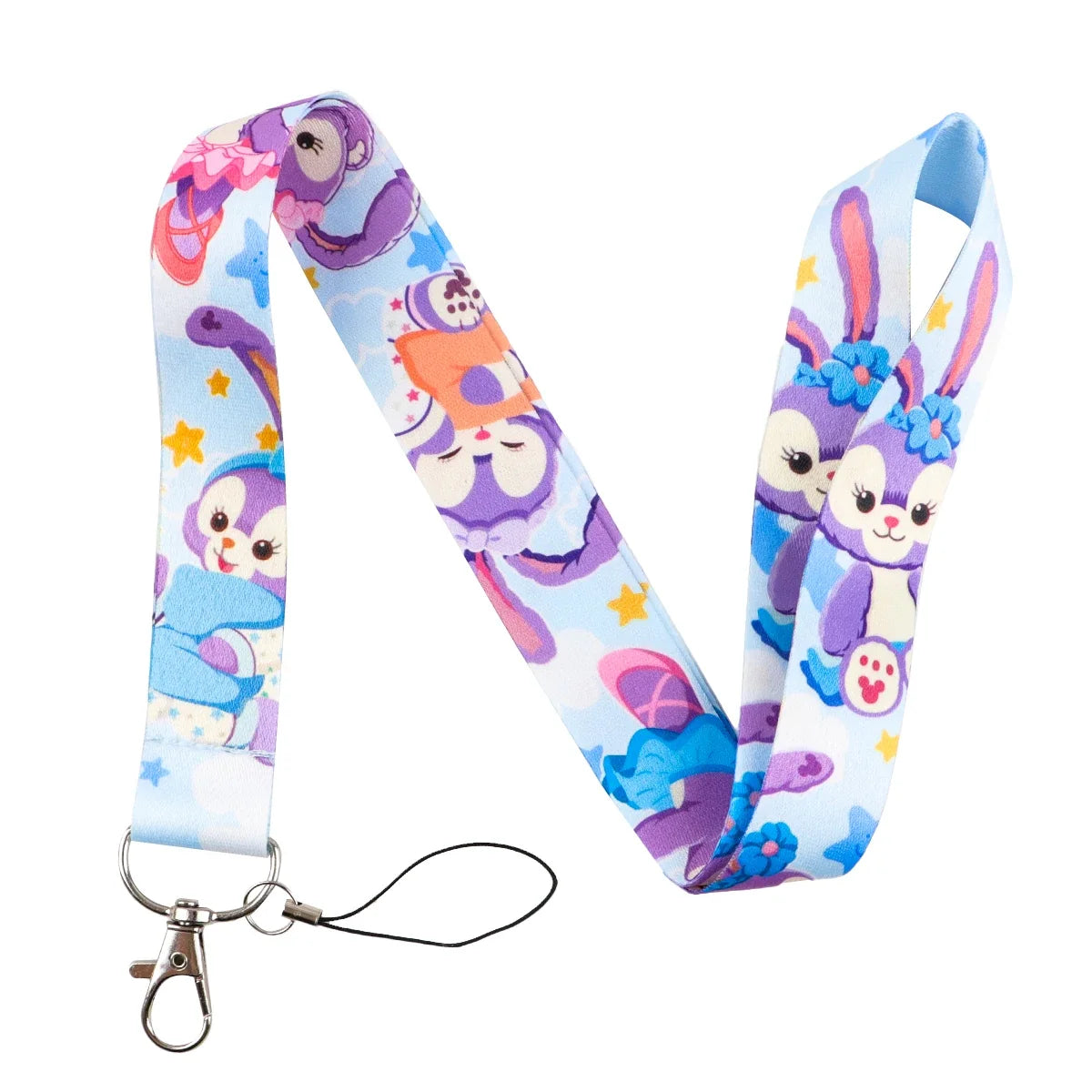 Cartoon Animal Keychain Lanyard | Anti-Lost Rope Strap for Keys