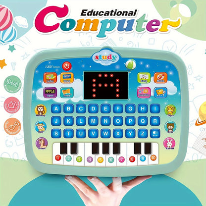 Kids Tablet Toddler Learning Mat With Led Screen Teaches Music And Math For Early Childhood Educational Electronic Toys