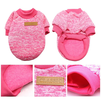 Cozy Fleece Winter Clothes for Small Dog Breeds