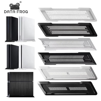 DATA FROG Vertical Stand for PS4 Fat Console | Anti-Slip Cooling Support Bracket