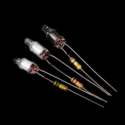 Neon Indicator Light Bulbs 10-Pack | 220V with Built-In Resistor