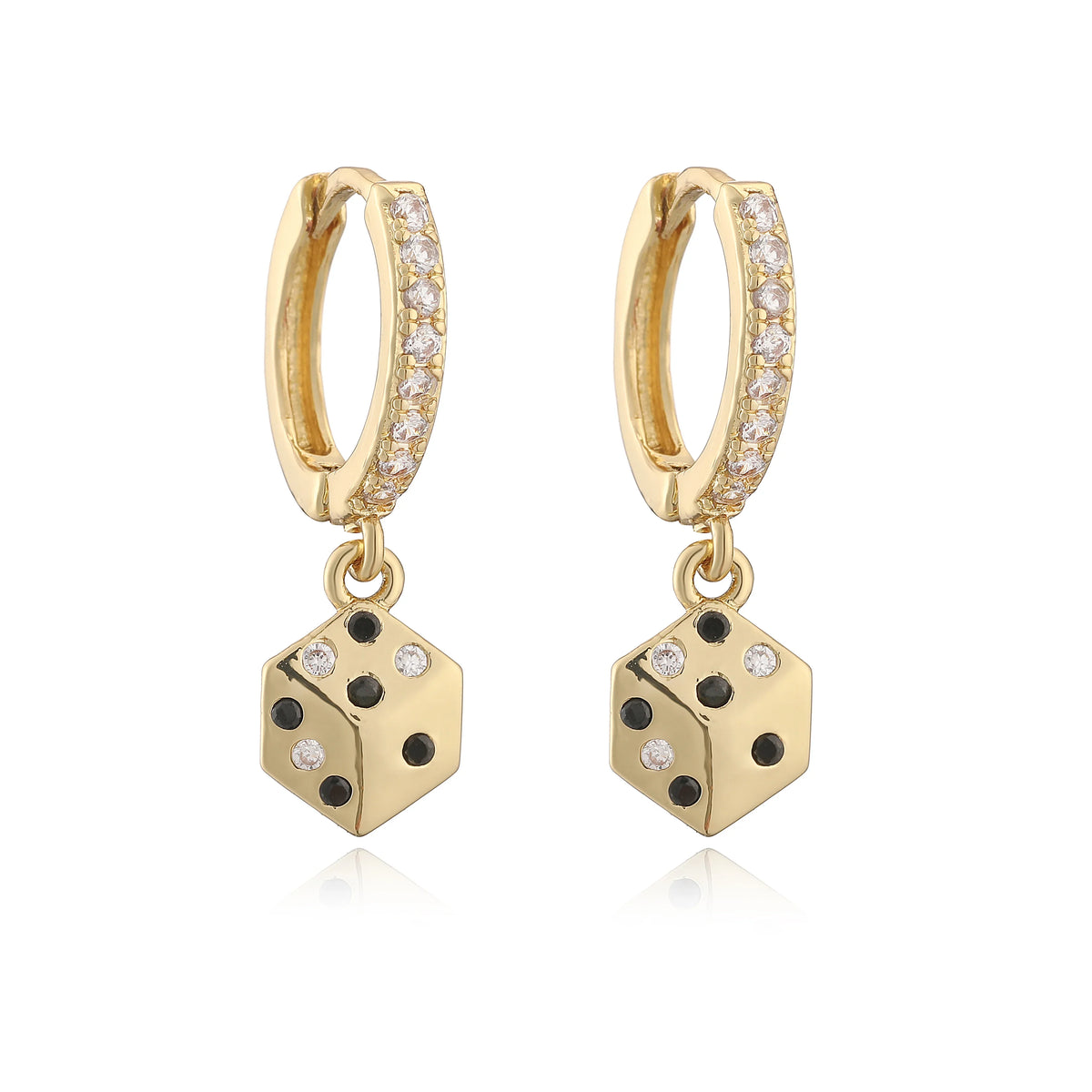 Sun Star Drop Earrings | 18K Gold Plated Meteorite Charm Jewelry