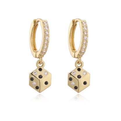 Sun Star Drop Earrings | 18K Gold Plated Meteorite Charm Jewelry