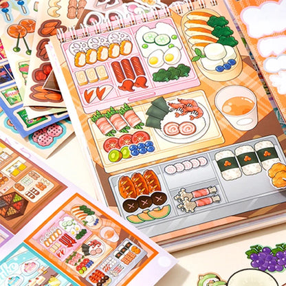 30pcs Daily Life Sticker Book | Organized Journal Supplies