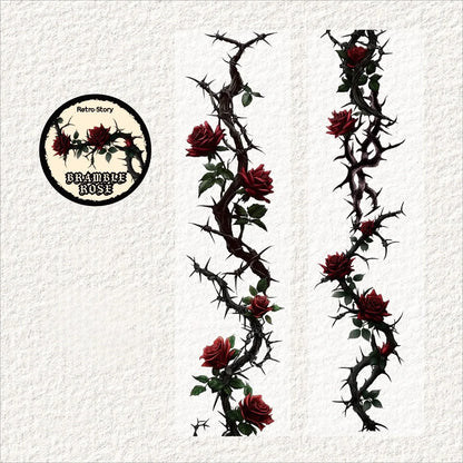 Floral Theme Decorative Adhesive Tapes | Scrapbooking and Craft Stickers