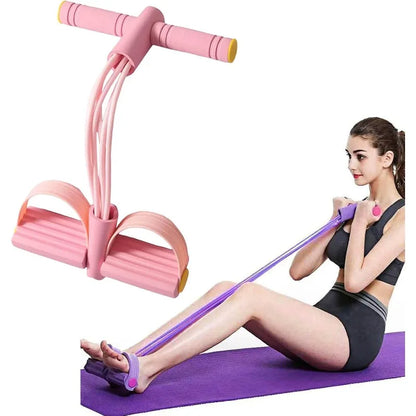 38cm Full Body Workout Resistance Bands | TPE Elastic Tubes with Foam Grips